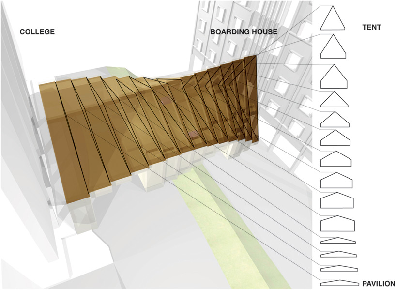 plystudio: campus bridge, singapore