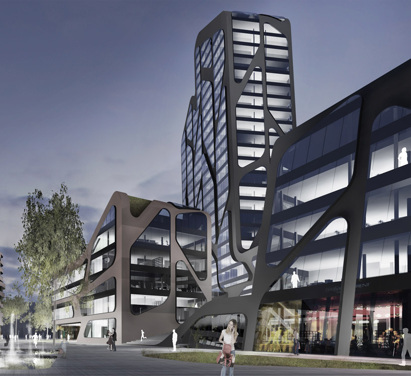 j. mayer h. architects: quartier m, dusseldorf, germany