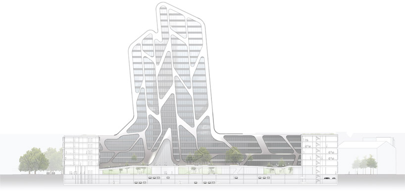 j. mayer h. architects: quartier m, dusseldorf, germany