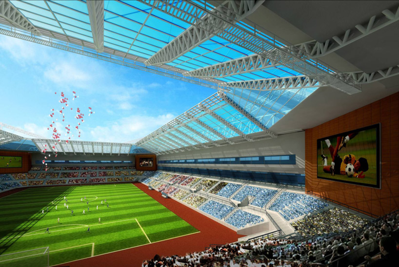 progetto CMR / massimo roj: tianjin songjiang FC stadium