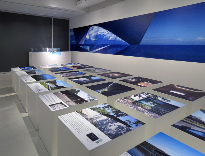 tadao ando architecture exhibition at duvetica showroom, milan