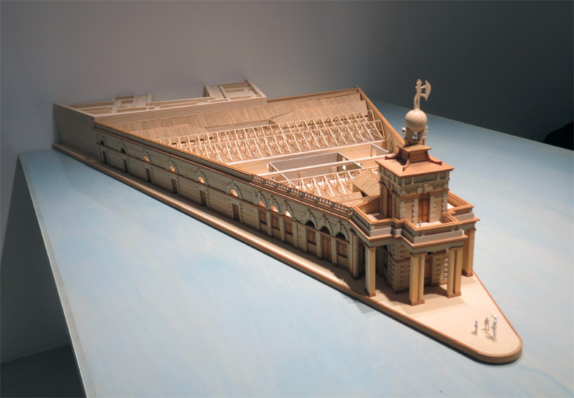 tadao ando architecture exhibition at duvetica showroom, milan