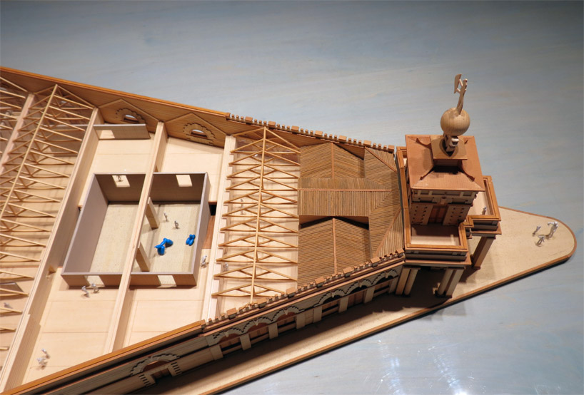 tadao ando architecture exhibition at duvetica showroom, milan