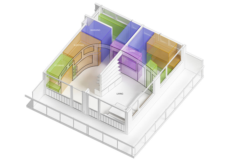 h2o architectes: the cabin in the french alps