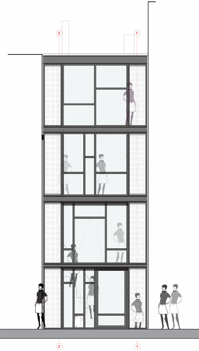 aude borromee + weygand badani architectes: vertical house