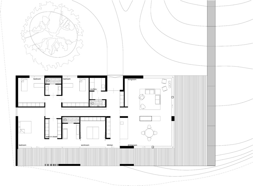 70F architecture: villa frenay