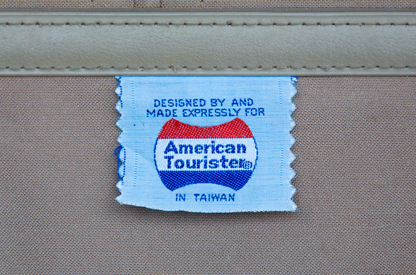 inflated american tourister suitcases by juan ortiz apuy