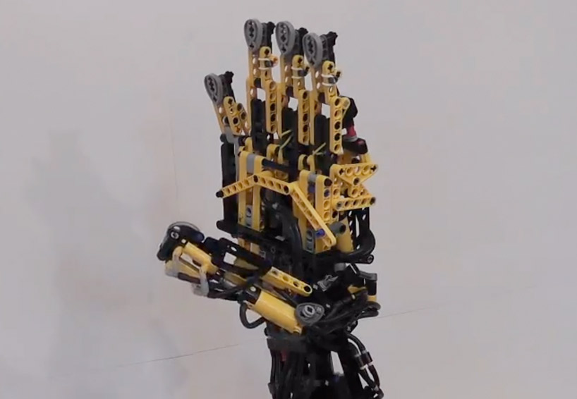 prosthetic arm built from LEGO