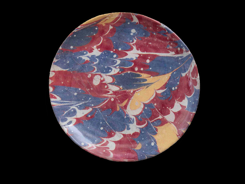 faux marble glazed terracotta tableware by astier de villatte - 1