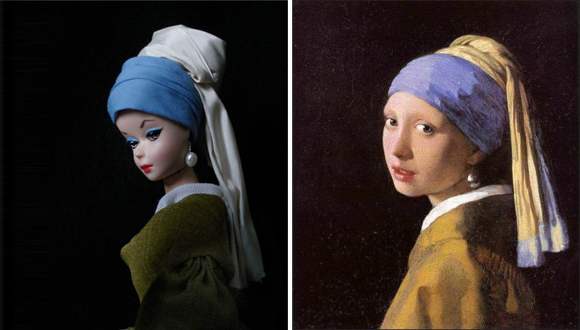 barbie recreations of art classics - 1