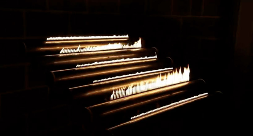 yuri suzuki and mathew kneebone: 6 rubens tubes visualizer