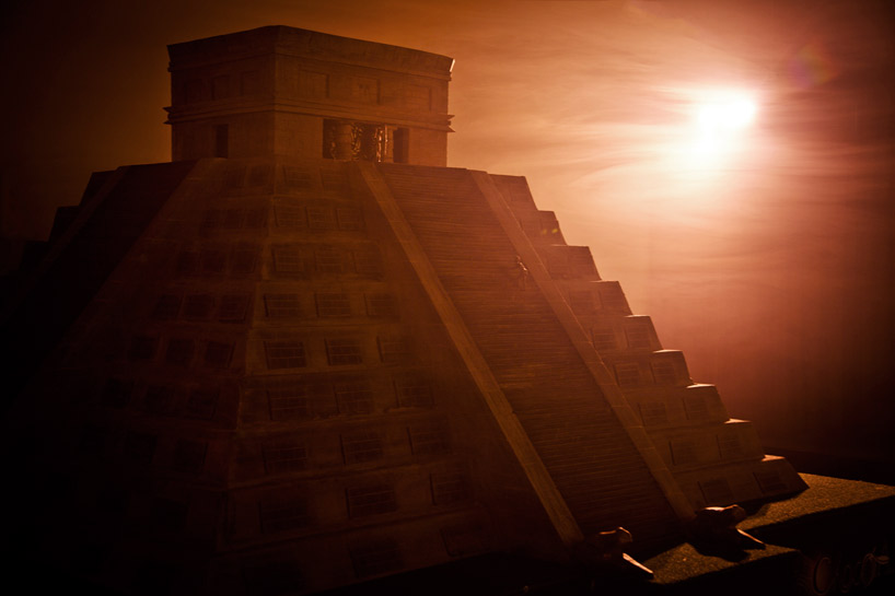 mayan temple built from 9 tons of chocolate - 1