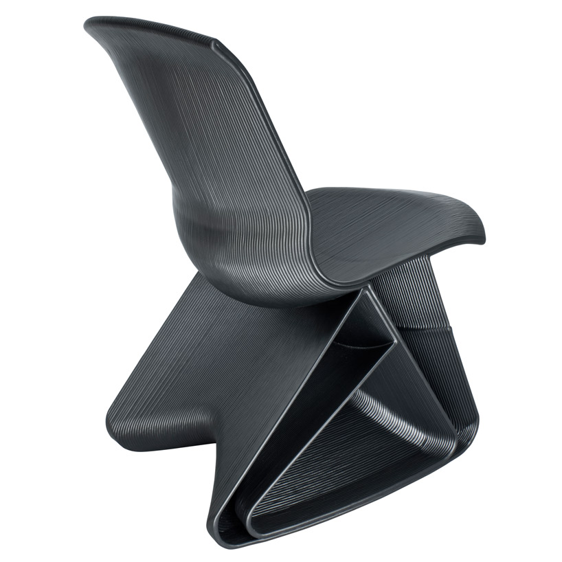 dirk vander kooij: endless saloon table + rocking chair - 1