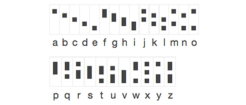 dotsies: a digitized alphabet by craig muth