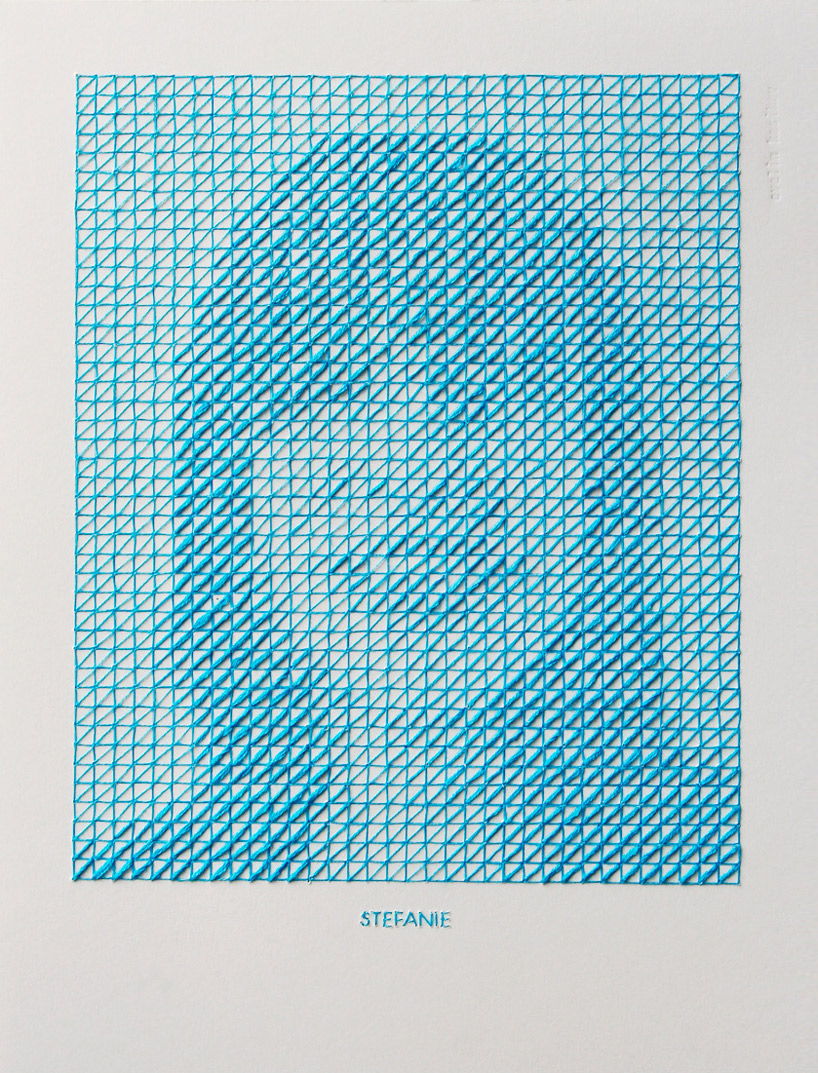 hand stitched portraits by evelin kasikov