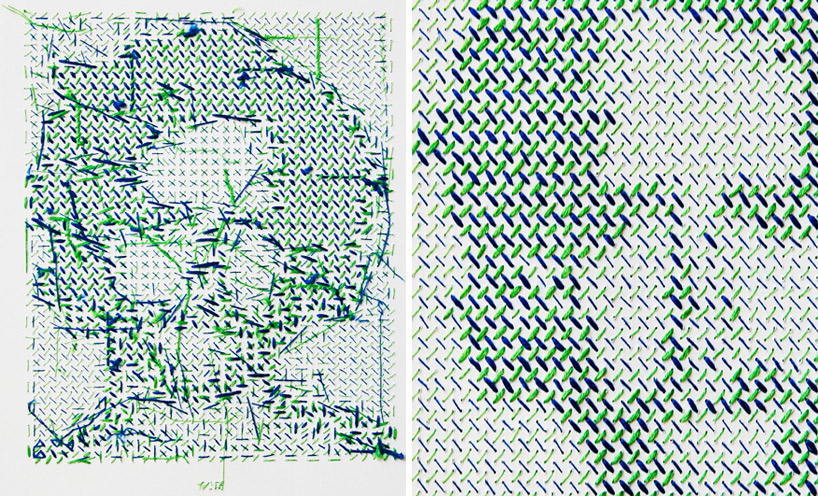 hand stitched portraits by evelin kasikov