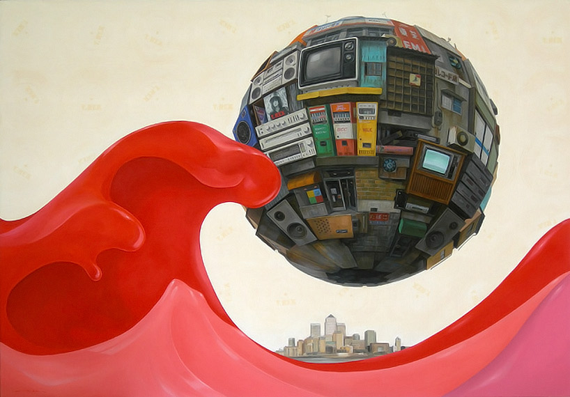futuristic floating urban orbs by masakatsu sashie - 1