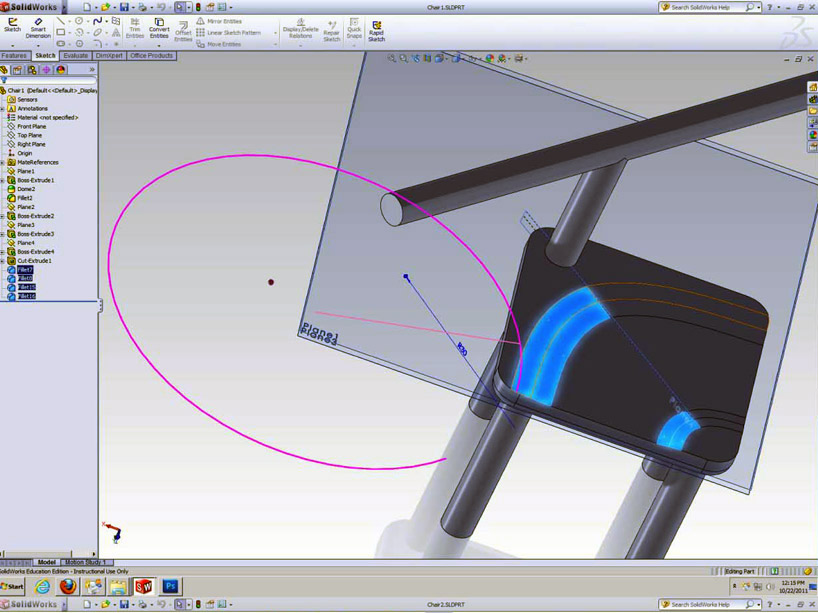herald ure&ntilde;a: arms up chair series