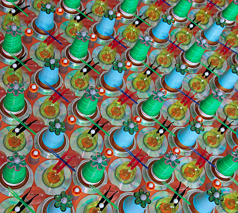 everyday objects in elaborate patterns by hervé graumann