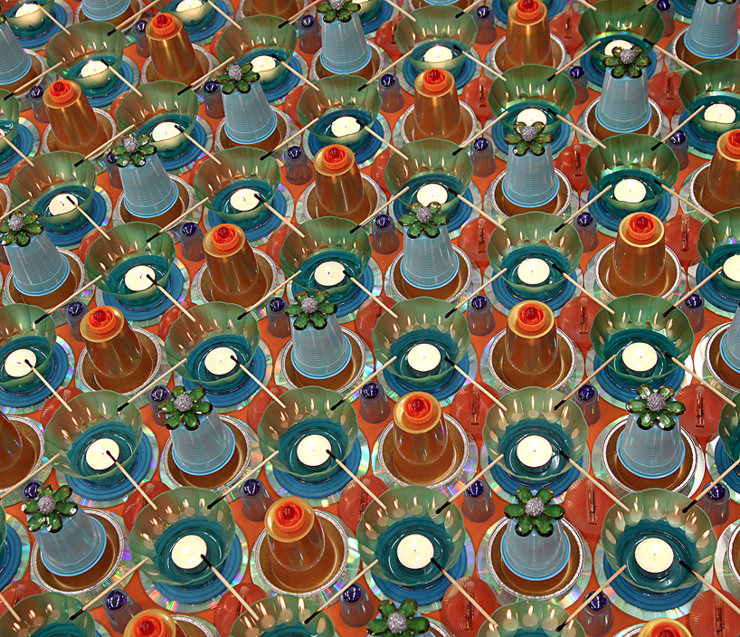 everyday objects in elaborate patterns by hervé graumann