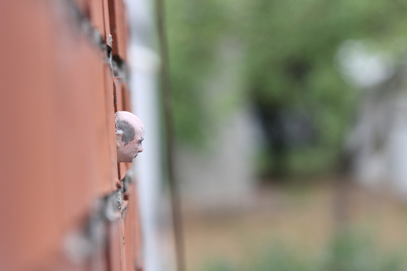new cement eclipse installations by isaac cordal