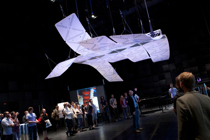 smartgeometry 2012: manta acoustically responsive sculpture
