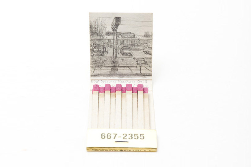 google street view matchbook sketches by krista charles