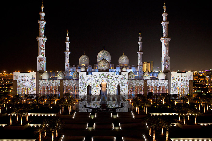 obscura digital: sheikh zayed grand mosque projections - 1