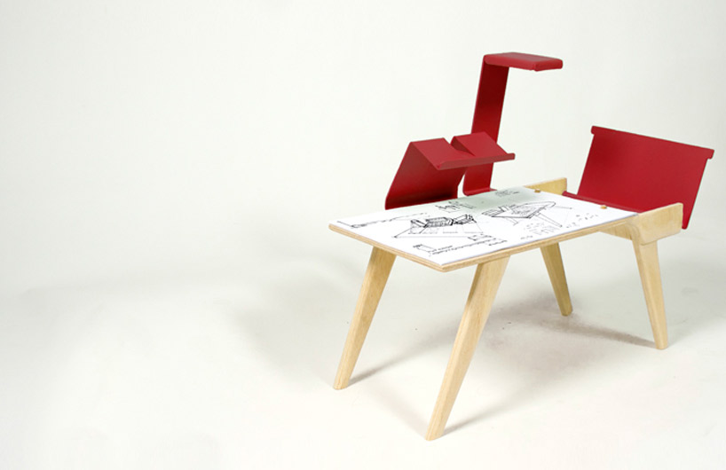 yoann jestin + benoît pernet: polichinelle desk - 1