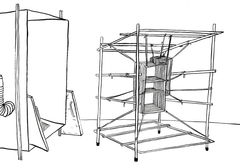 handmade high tech table by silo   attua aparicio and oscar wanless