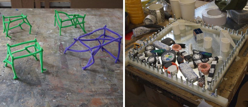 handmade high tech table by silo   attua aparicio and oscar wanless