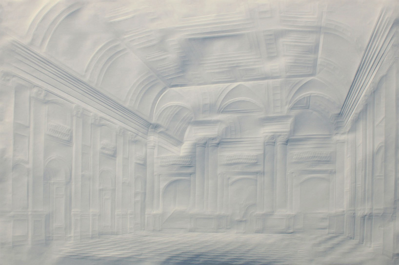 simon schubert: creased paper architecture - 1