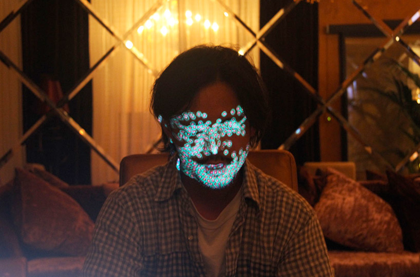 daito manabe and zachary liberman: face projection - 1