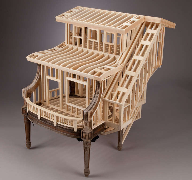 ted lott: sit stay   house frame chair - 1