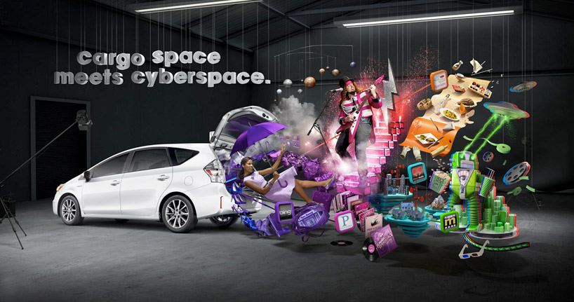 toyota prius V campaign by serial cut