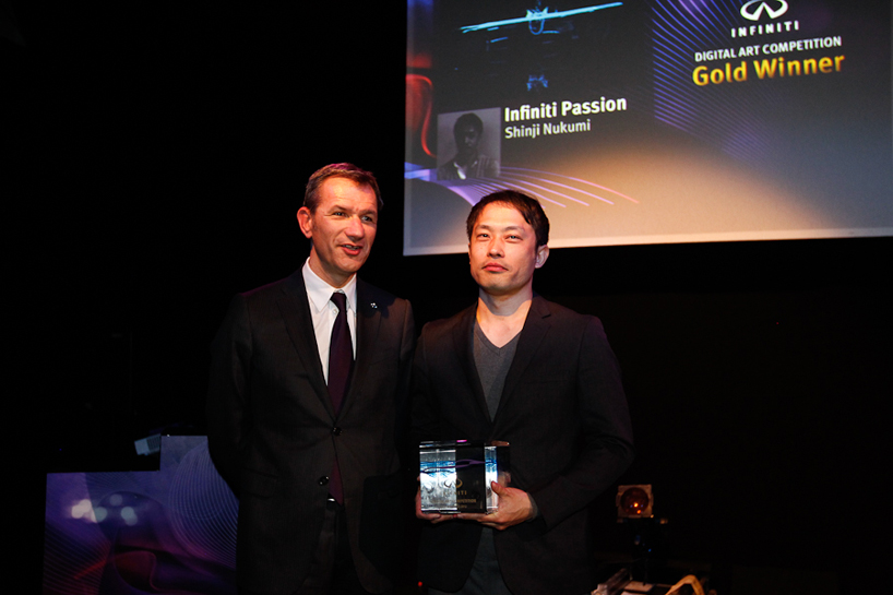 INFINITI : shinji nukumi wins digital art competition