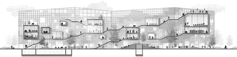 nomad office architects + greendwell: in between library