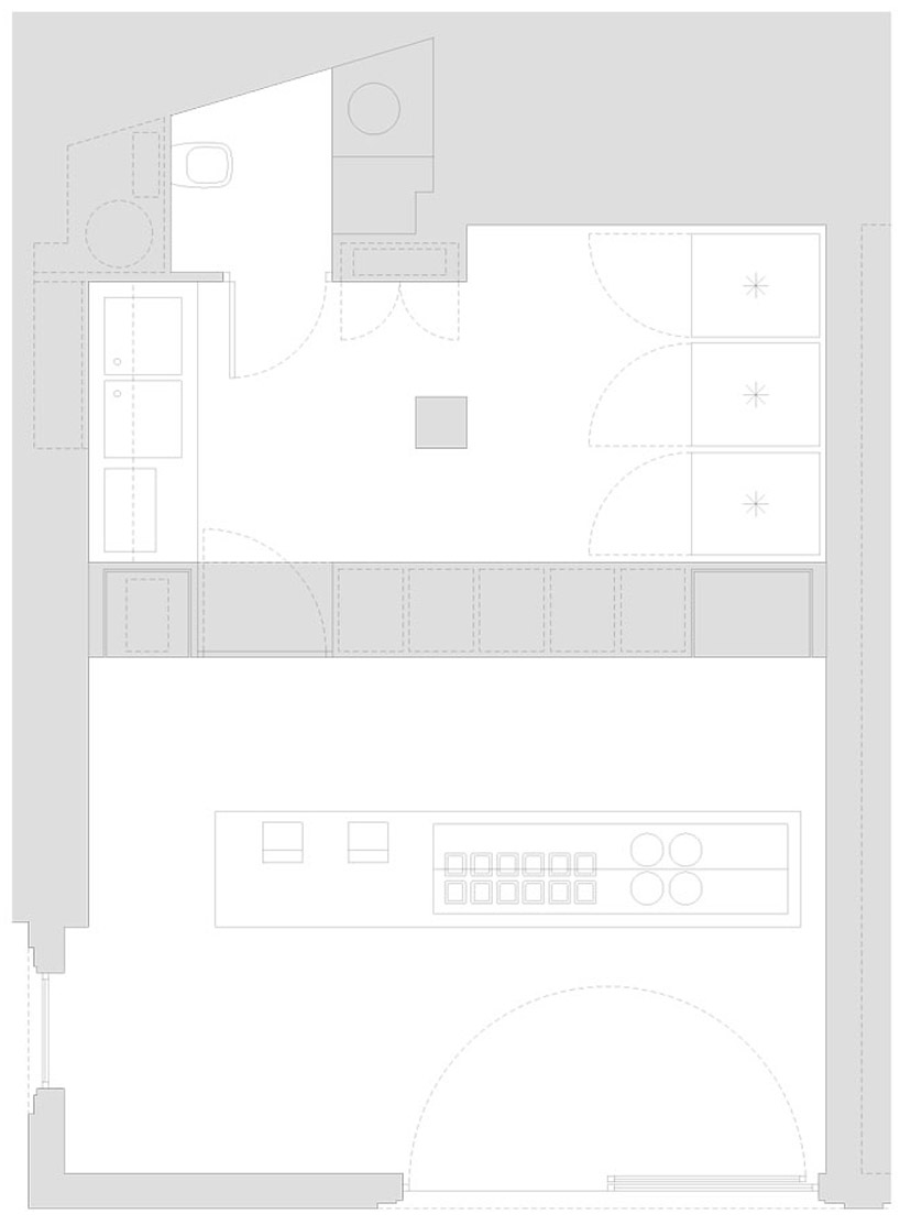 lionel debs architectures: gelati factory ice cream shop