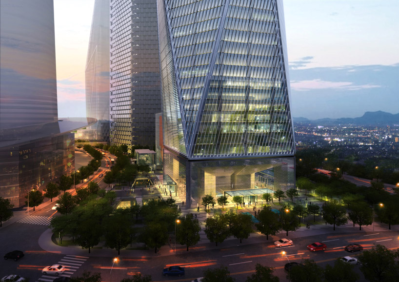 SOM: diagonal tower   yongsan international business district