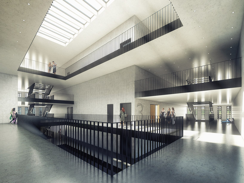 antwerp university campus O bulding by west 8, META architecture, SW + technum