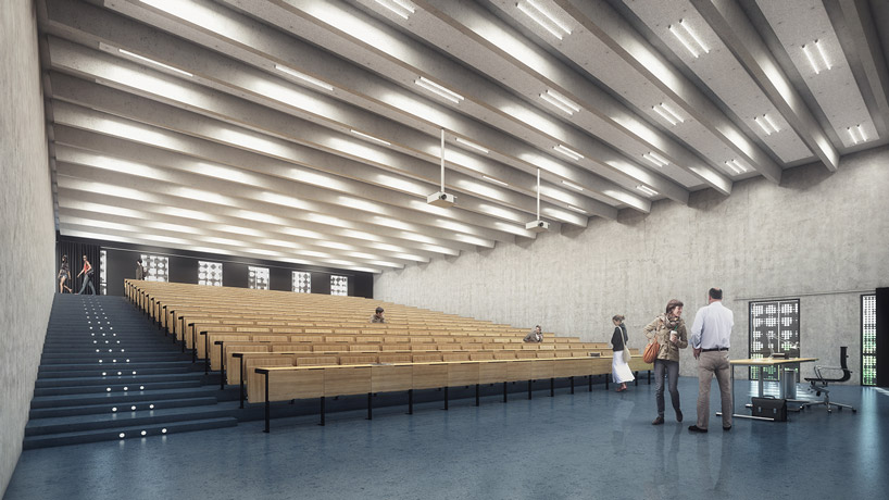 antwerp university campus O bulding by west 8, META architecture, SW + technum