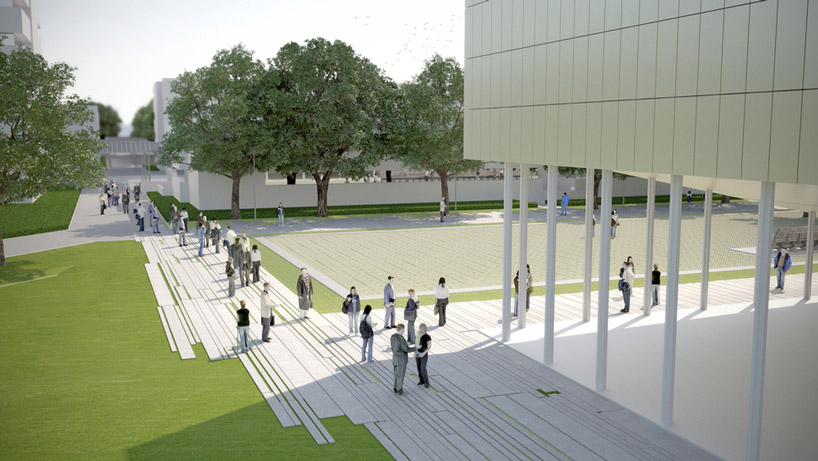 antwerp university campus O bulding by west 8, META architecture, SW + technum