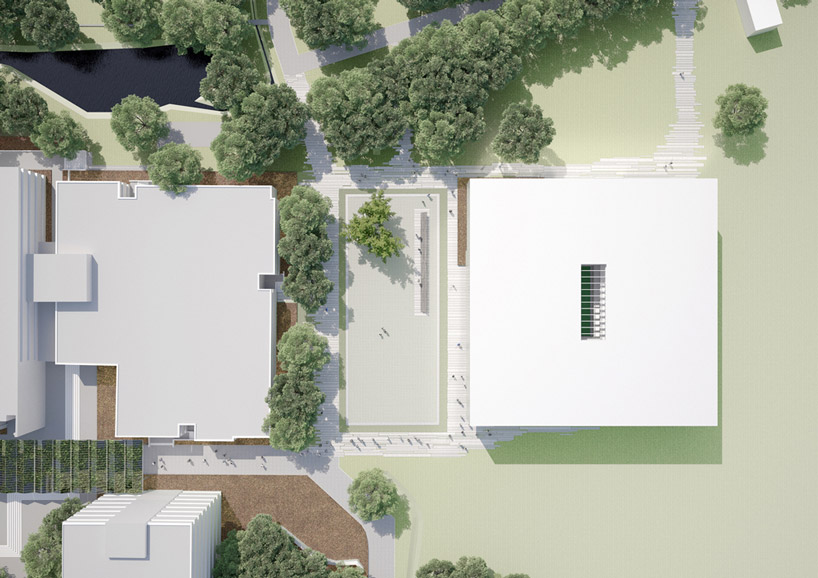 antwerp university campus O bulding by west 8, META architecture, SW + technum