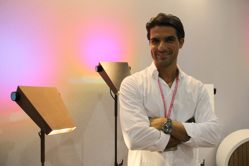 LED droid lamp by jangir maddadi at maison et objet 2012