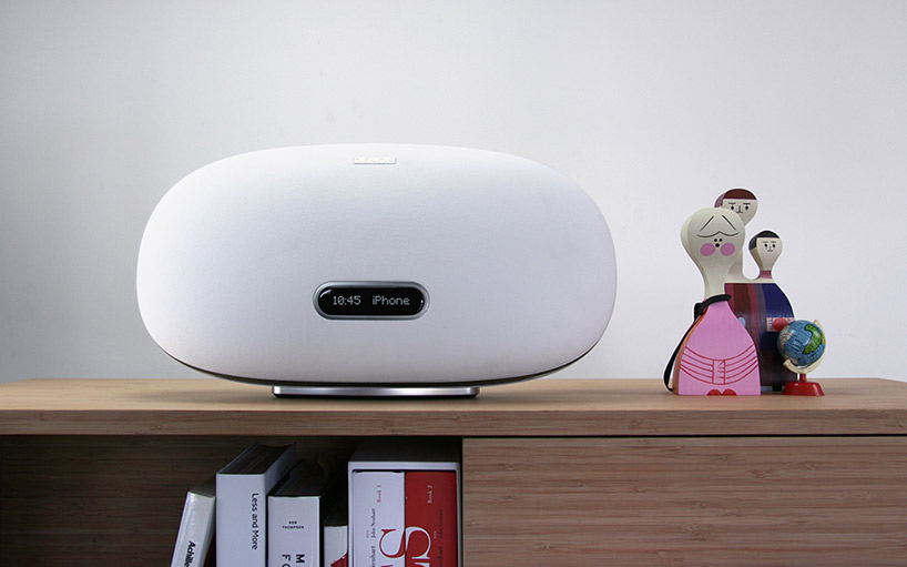 denon cocoon wireless speakers by feiz design studio