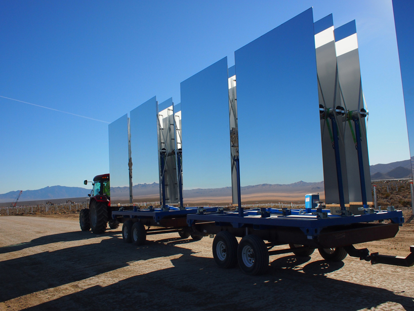 ivanpah amidst 19M acres dedicated to solar energy production in mojave desert
