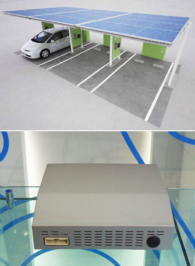 toyota: solar charging stations