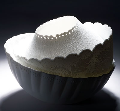 yii design: lace bowls by ching ting hsu