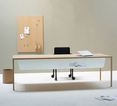 imm cologne 09: 'slim office' by bertjan pot for arco