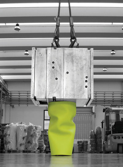 joe velluto: 'saving space vase' for plust collection at milan design week 09